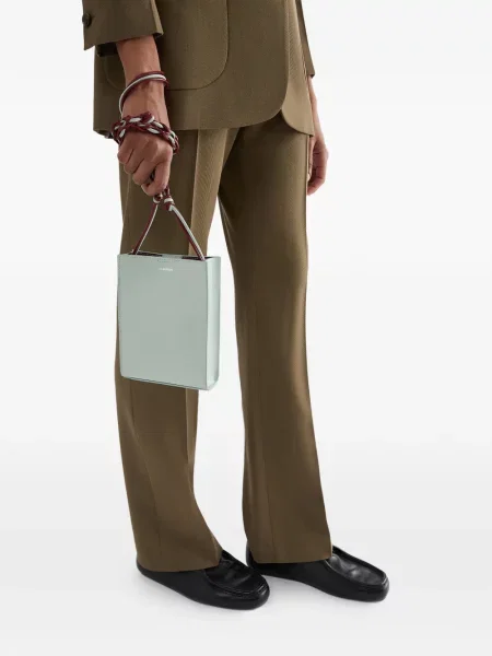Geantă Jil Sander din piele albastru