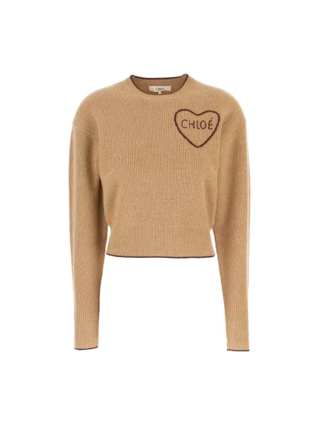 Sweter Chloe brązowy