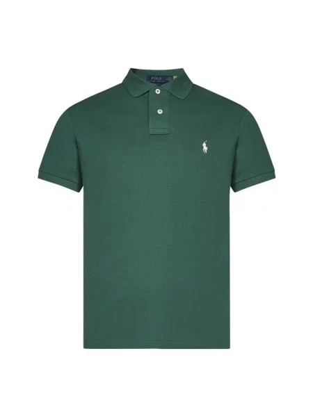 Polo Ralph Lauren koszulka polo Mężczyźni jednolity M zielony