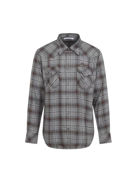 Koszula Acne Studios flanelowa szara