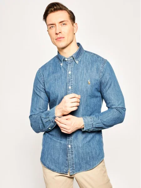 Polo Ralph Lauren Marškiniai Core Replen Tamsiai mėlyna