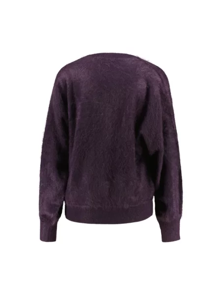 Dzianinowy sweter Mercer Amsterdam fioletowy