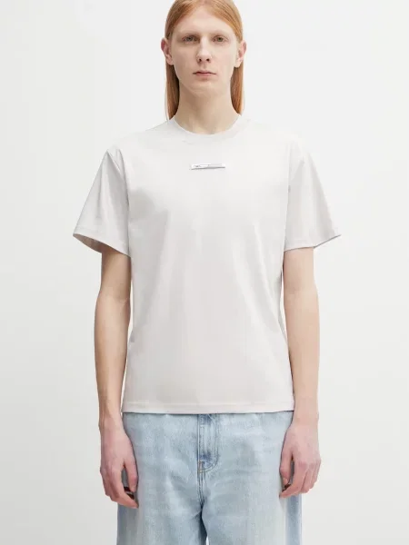 HELIOT EMIL tricou basic bărbătesc din gri