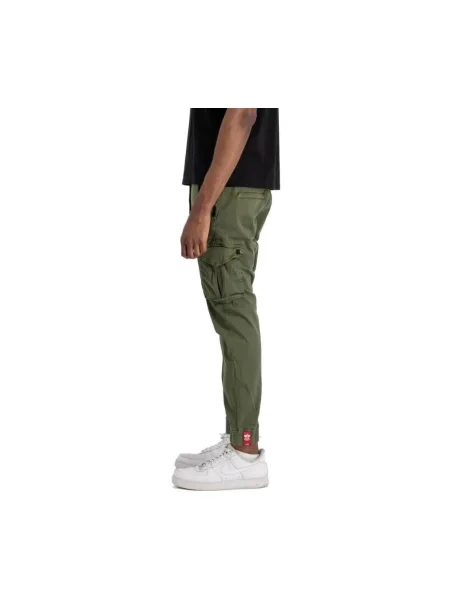 ALPHA INDUSTRIES Pantaloni cu oliv măslin