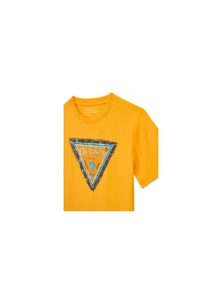 Guess T-shirt Regular Fit žuta