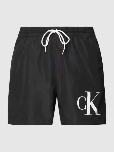 Kąpielówki i ręcznik plażowy w zestawie Calvin Klein Underwear czarne