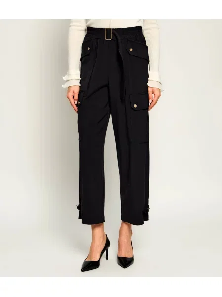 Liu Jo Pantaloni cargo | Relaxed fit negru