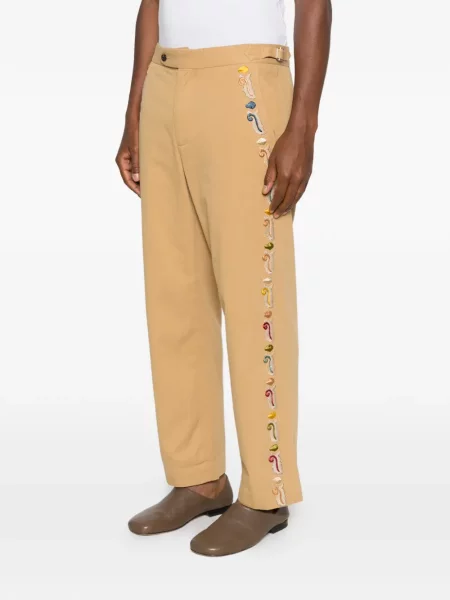 Pantaloni Bode cu broderie