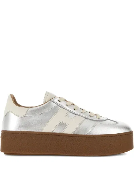 Sneakerși Hogan argintiu