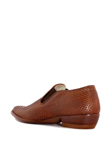 Iš natūralios odos slip on auliniai batai Sonora ruda