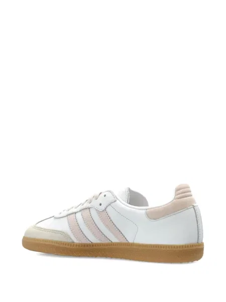 Tricou Adidas cu dungi cu imagine alb