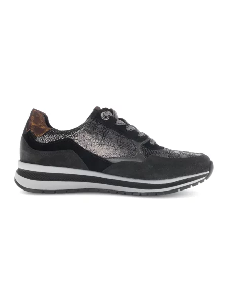 Sneakersy Gabor zamszowe czarne