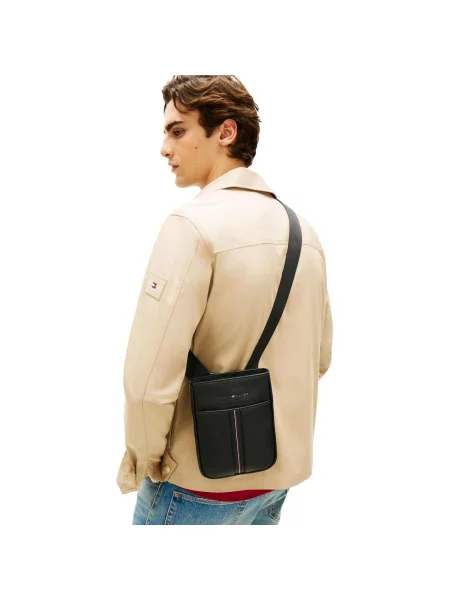 Tommy Hilfiger Geantă reporter CENTRAL MINI negru