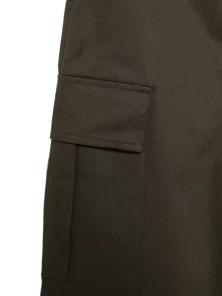 Spodnie cargo dziecięce Fendi zielone