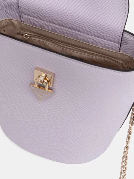 Кожаная сумка через плечо Guess
