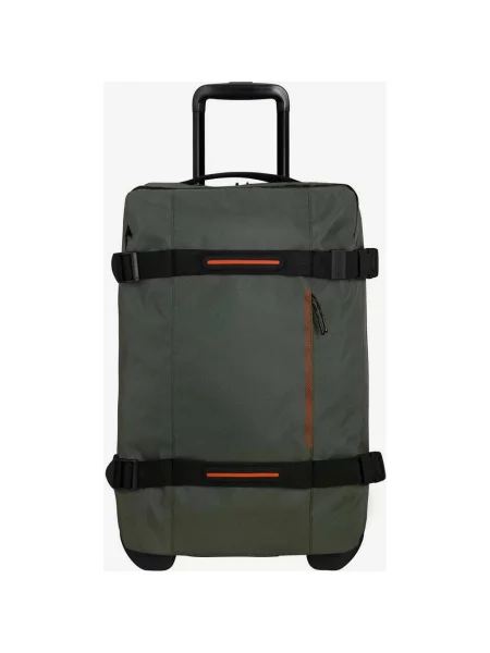 Walizka American Tourister Urban Track 55 L zielony pomarańczowy czarny