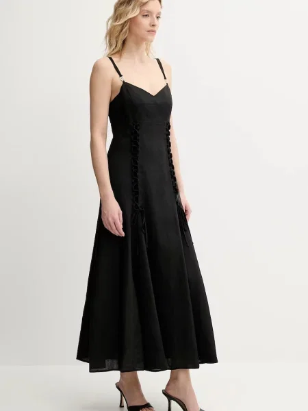 Twinset rochie din amestec de in negru