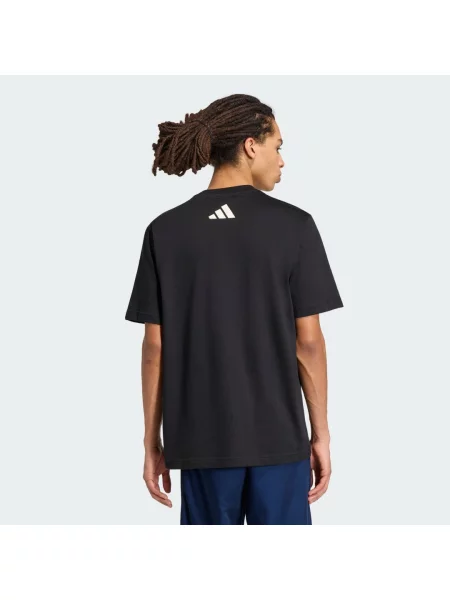 ADIDAS PERFORMANCE Funkční tričko AUDI REVOLUT F1 TEAM GABRIEL BORTOLETO GRAFIK II černá bílá
