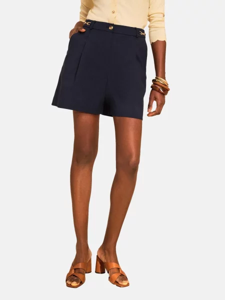 Love & roses Pantaloni bleumarin