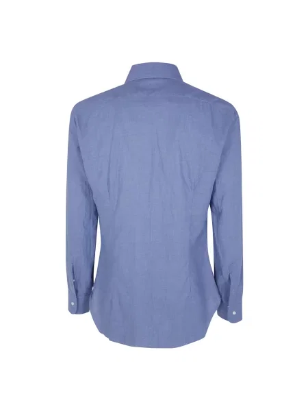 Koszula Barba Napoli casual niebieska