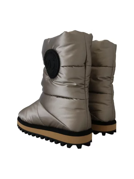 Botki Dolce And Gabbana pikowane szare