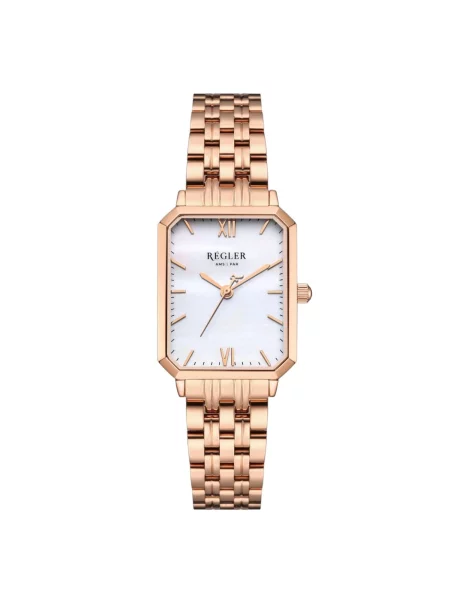 Régler Ceas analogic Régler Élégance Steel Rose Gold Pearl auriu roz