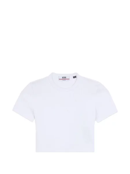 Tricou Gcds cu broderie alb