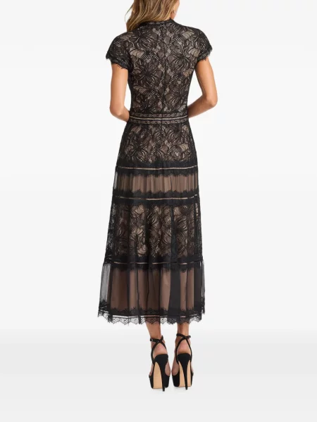 Rochie midi Tadashi Shoji din dantelă negru