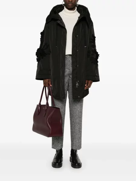 Gėlėtas striukė Ermanno Scervino juoda