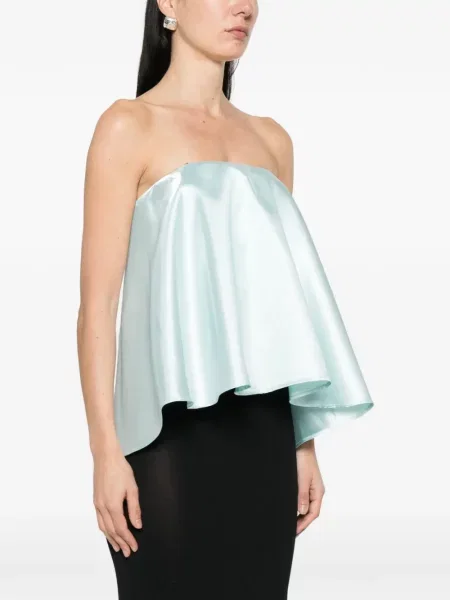 Bluzka L'idée bez ramiączek niebieska