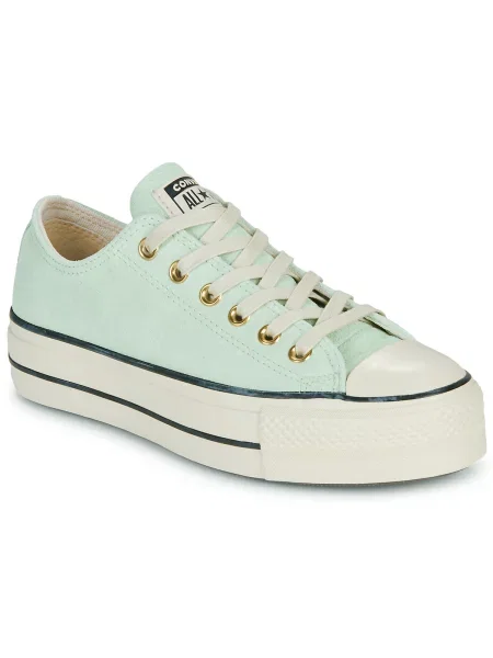 Superge Converse Chuck Taylor All Star s platformo zelena