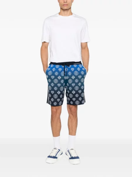 Pantaloni scurți Casablanca cu gradient albastru