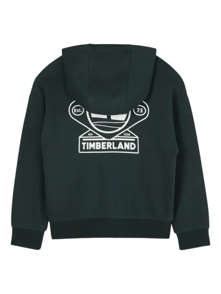 Bluza z kapturem dziecięca Timberland zielona
