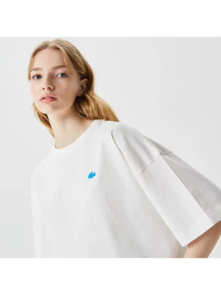 Lacoste Koszulka Lacoste biała