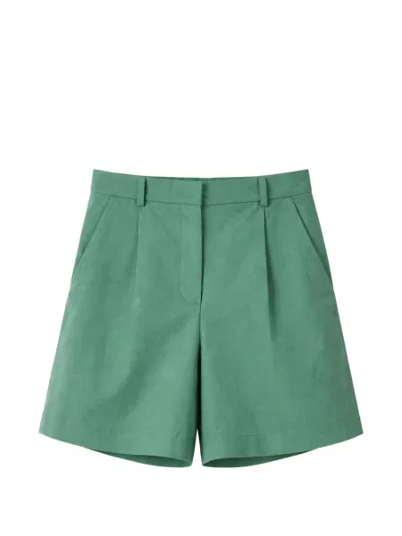 Voiaj pantaloni scurți Weekend Max Mara plisate verde