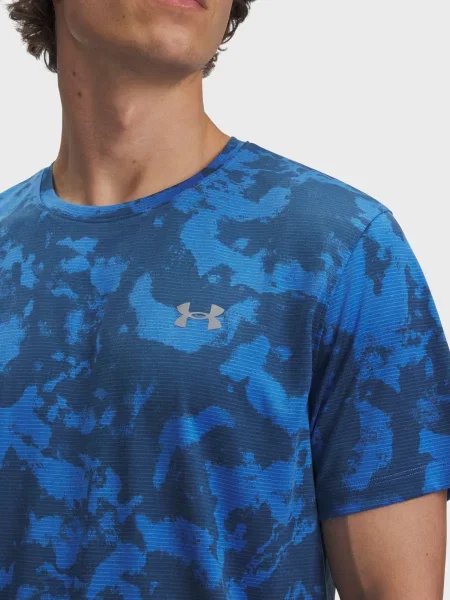 Спортивна футболка Under Armour з принтом синя