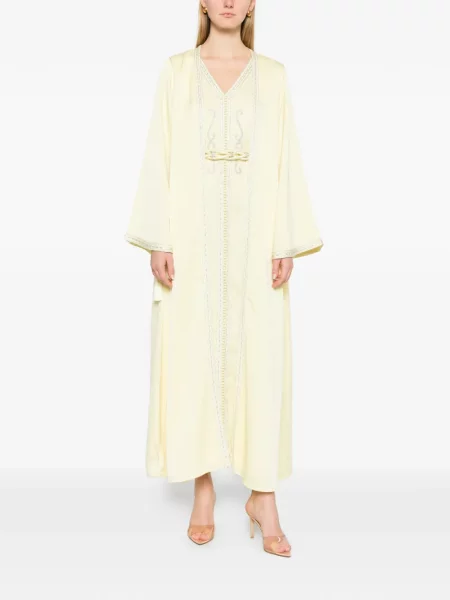 Rochie Reem Al Dhaheri cu broderie galben