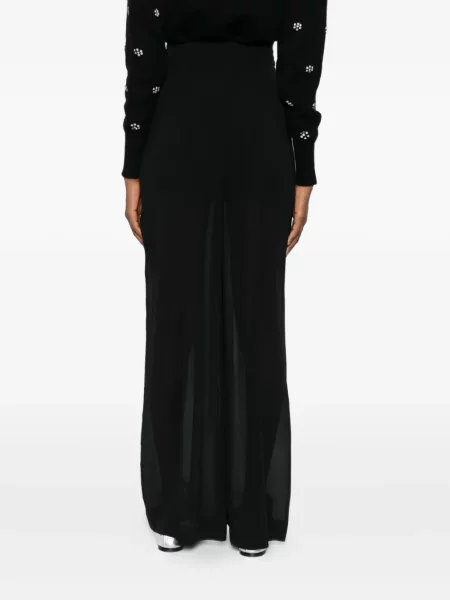 Pantaloni Alberta Ferretti plisate negru