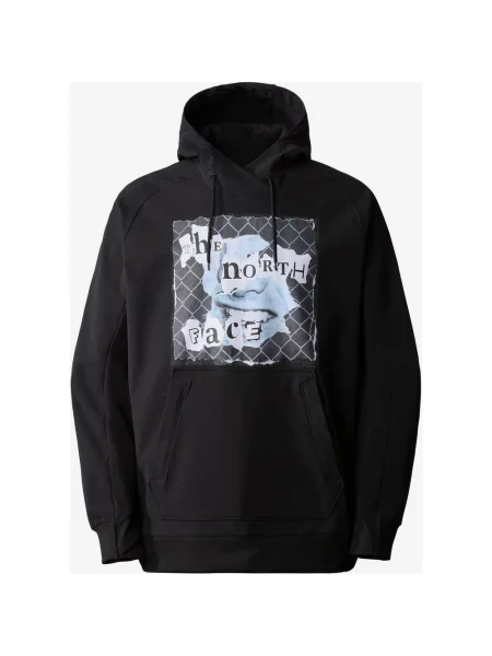 Bluza z kapturem The North Face Tekno z nadrukiem S czarna