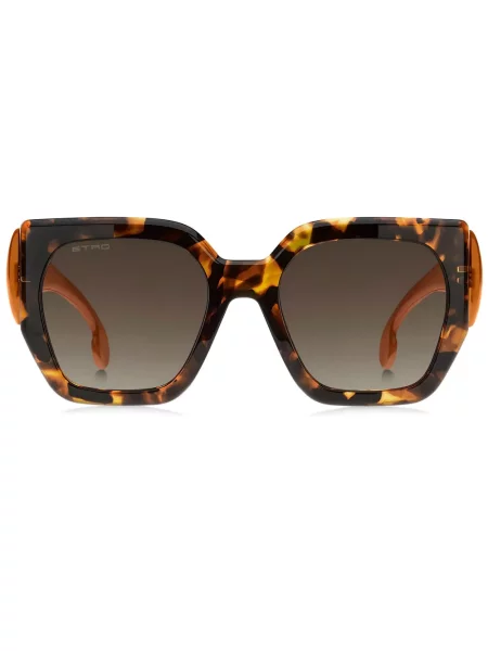 Ochelari de soare Etro cu model paisley maro