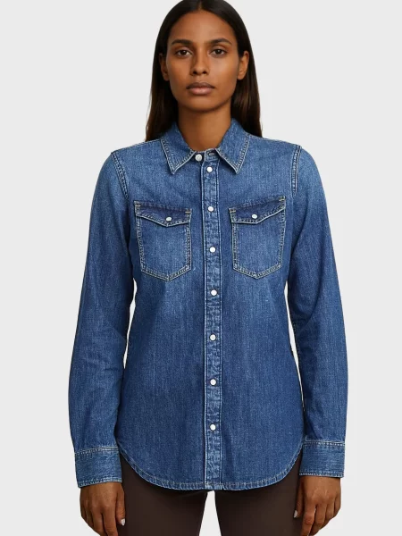 Сорочка G-star Raw синя