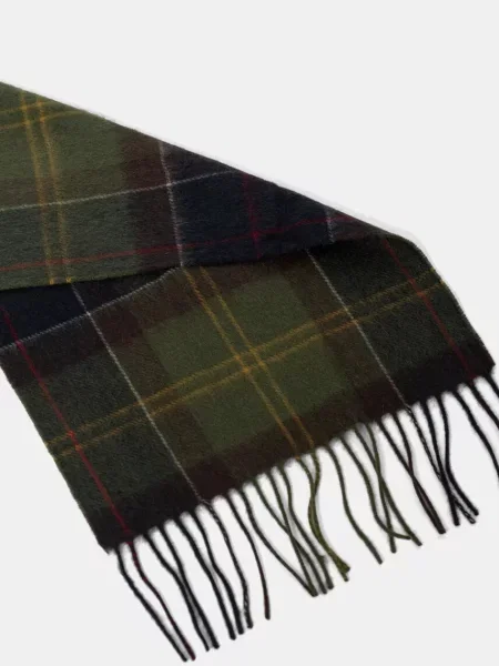 Вовняний шарф Barbour візерунок