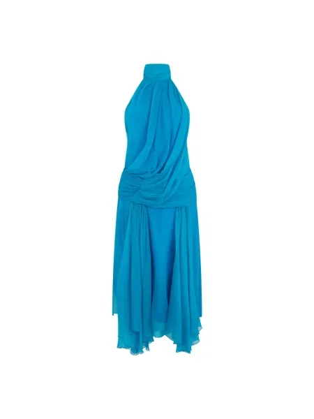 Sukienka midi Alberta Ferretti niebieska