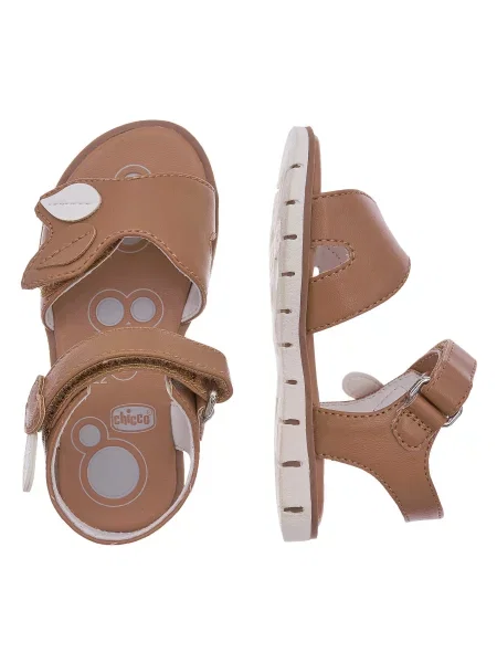 Детские сандалии Chicco бежевые