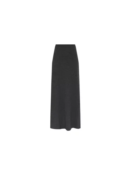 Spódnica maxi Balenciaga wełniana szara