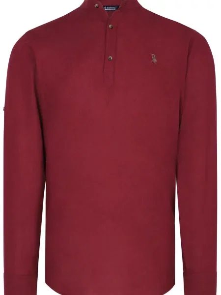 S límcem košile Dewberry červená