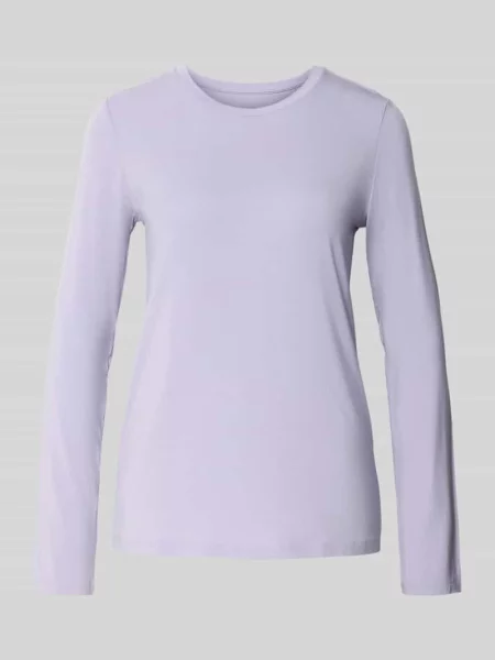 Bluzka z długim rękawem z dekoltem okrągłym Schiesser