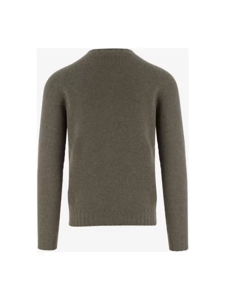 Sweter Tagliatore z kaszmiru brązowy