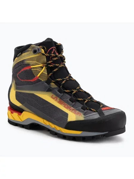 Încălțăminte de trekking pentru bărbați La Sportiva Trango Tech GTX black/yellow negru