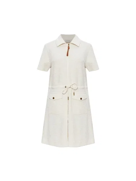 Mała mały sukienka mini Moncler garniturowa biała